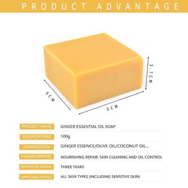 Savon au curcuma naturel contre l'acné et les taches de la peau – Image 4